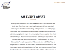 Tablet Screenshot of mvpdays.com